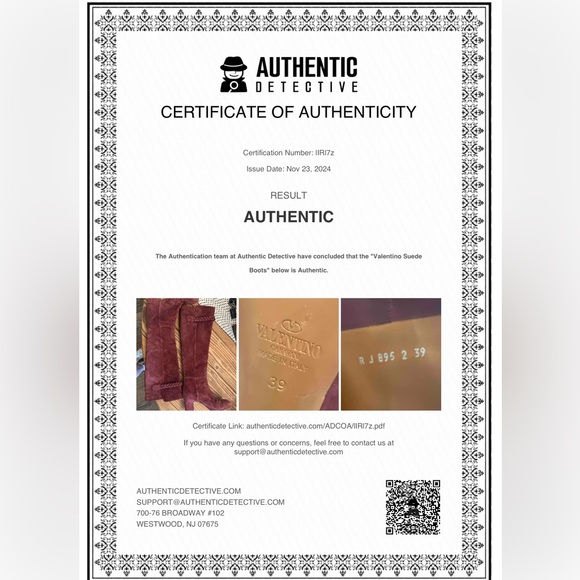 Valentino Garavani Suede Knee-High Boots Braided Strap | Wine Burgundy – Size 9 - Picture 13 of 13